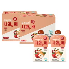 2ucareS 水果泥, 蘋果水梨口味, 14包, 100g