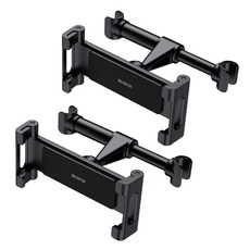 CARTEM 車用第2代智慧頭枕支架, 黑色, 2個