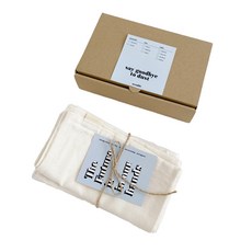 oren 細長的江華小張 3 層抹布, 5個