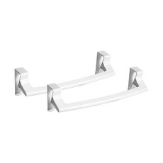 Homevanesse 廚房水槽抹布毛巾架, 白色, 2個