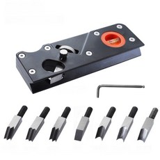 Dr리빙스토어 모서리 미니 손 대패 모따기 트리밍 컷팅 DIY 목공구 블랙 7종세트, 1세트