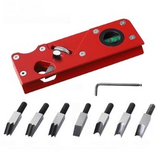 Dr리빙스토어 모서리 미니 손 대패 모따기 트리밍 컷팅 DIY 목공구 레드 7종세트, 1세트