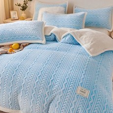 雙層柔軟毛毯床包