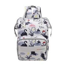 JCP 可愛圖案尿布背包, 白色