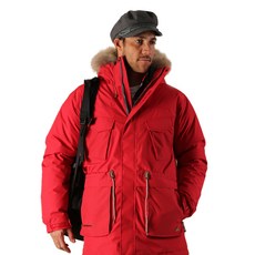 Duckmount 男款毛邊連帽防水羽絨夾克 CDJ2101M