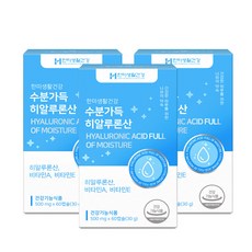HANMI NATURAL NUTRITION 玻尿酸保健膠囊, 60顆, 3盒
