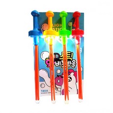 Jae Mi Zone LED棒泡泡 100ml*4種*4入, 1套, 綠、紅、黃、藍