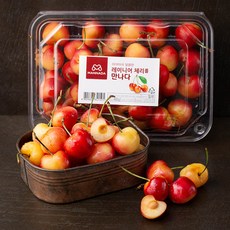 만나다 칠레 레이니어 체리, 400g, 1개