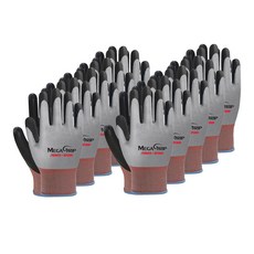MEGA GRIP POWER 塗層工作手套 雙手組 L SP-300, 灰色, 10套