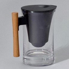 yorien 夏布利自然過濾浄水器2.2L+淨水器套組, 黑色