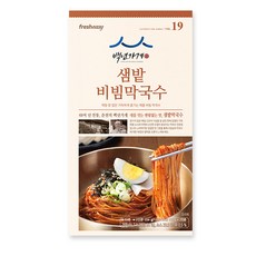 프레시지 백년가게 샘밭 비빔 막국수, 1개, 334g