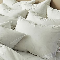 mellowbe 優質鵝絨枕頭所有季節, 白色