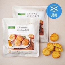 모노키친 노릇노릇 튀긴 카레 고로케 (냉동), 320g, 2개