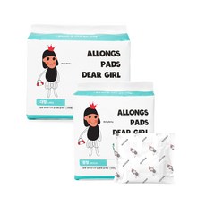 allongs M號 衛生棉 16入+L號 衛生棉 14入, 1套