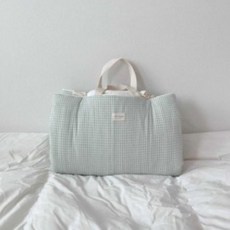 Moilkeu幼兒園Mimi姐姐超細纖維毯子午睡被子組 分離型, 贊切克薄荷