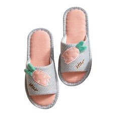 Paperments 蘿蔔 客廳廚房室內拖鞋 00496, 粉紅色(女)