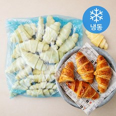 LA Boulangerie des Gourmets 델리프랑스 버터 크로아상 생지 (냉동), 80g, 28개입, 1개