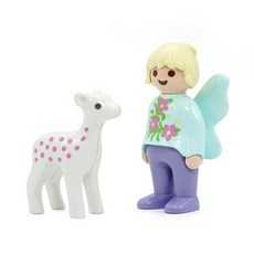 playmobil 摩比人 1 2 3 仙女和鹿圖 70402, 1個