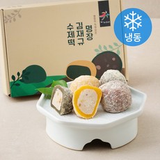 김재규우리떡연구소 명장 김재규 삼색두텁 수제떡 12입 (냉동), 720g, 1개입, 1개