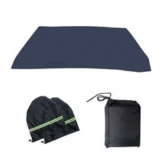 인앤모터스 자동차 앞유리용 성에방지커버 자석형 + 사이드 미러 파우치 2p + 보관용 파우치 세트, 전 차종