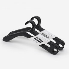 Collabo Space 1秒整理防滑Hurdle衣架, 黑色, 1個