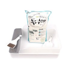 鈴鐺貓淨譽馬桶+沙鏟+迷你掃帚+沙套