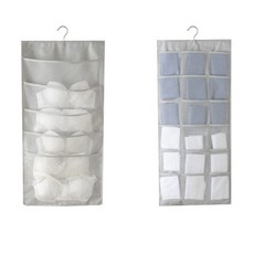 整潔衣櫃內衣收納掛架 大, 淺灰色, 1個