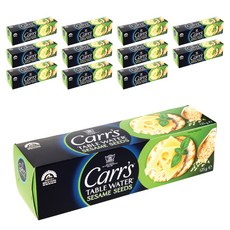 CARRS Table Water白芝麻蘇打餅乾, 12盒, 125g