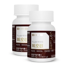 Chong Kun Dang 鍾根堂 Pharm Ven:BT生物素錠, 90顆, 2罐