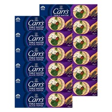 CARRS Table Water黑胡椒蘇打餅乾, 12盒, 125g