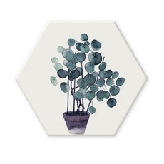 다잇슈 홈카페 머그컵 찻잔 컵받침, 17 육각형 03, 1개