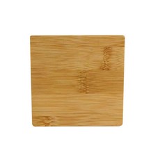 Marketpia 茶道用竹製杯墊, 03 正方形