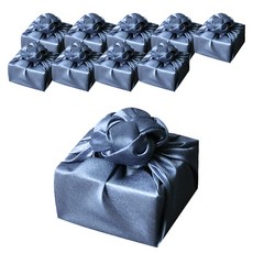 tongshop 絲綢單層包袱巾 55 x 55 cm, 10個, 643 天空藍