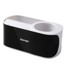 JCP 懸掛式多功能吹風機架, 黑色, 1個