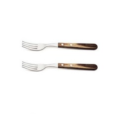 TRAMONTINA 牛排叉, 棕色, 2入