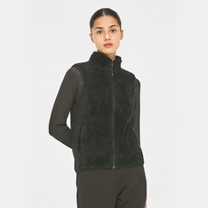 mulawear 女款素色絨毛拉鍊式背心 mwwbvt720