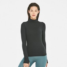 뮬라웨어 여성용 데일리 터틀넥 롱슬리브 MWWBTL108