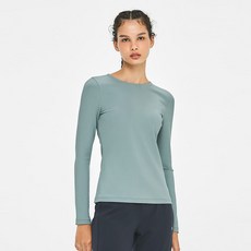 mulawear 女款羅紋修身長袖T恤 MWWBTL196