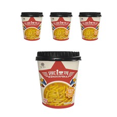 Samsiokki Wonder Pokki辣炒年糕 玫瑰奶油風味, 120g, 4入