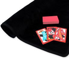 House of Seoha 大型花牌 + 絲絨遊戲墊組合, 紅色 + 霧面黑