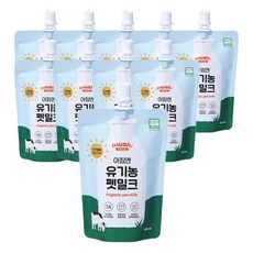 무아키친 반려동물 아침엔 유기농 펫밀크 150ml, 우유맛, 10개