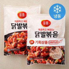 올품 매콤하고 뼈없는 닭발볶음 300g + 소스 150g (냉동), 2세트