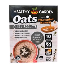 HEALTHY GARDEN 蜂蜜燕麥黑芝麻杏仁麥片 10入, 350g, 1個