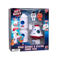 Astro Venture 宇宙探險遊戲玩具組合2, 混合顏色, 1個