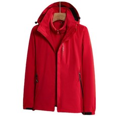 Owls 男款簡約運動風層次戶外兩件式刷毛夾克 6268