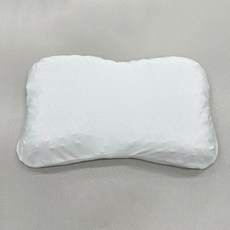 鬆餅格紋枕 側邊網布款, 白色