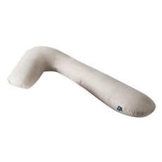 HYUDO 暖條約七純棉抱枕, 米色