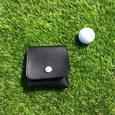 Roroalloy女款壓花迷你方形高爾夫球腰包, 黑色