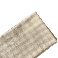 목화베리 파스텔 키친크로스 테이블매트, 연베이지체크, 1개