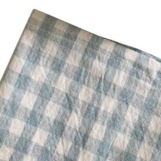 목화베리 파스텔 키친크로스 테이블매트, 민트체크, 1개